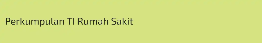 Perkumpulan TI Rumah Sakit